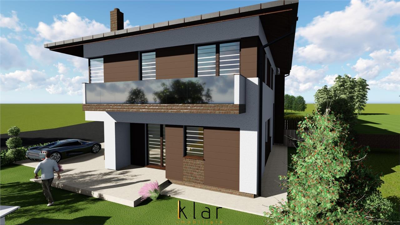 Casa cu panorama si curte proprie 250000 Euro+TVA