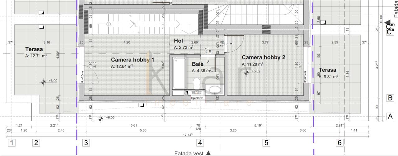 Duplex 6 camere 200mp,teren 230mp,2balcoane,2 terase, garaj,parcare, Andrei Muresanu