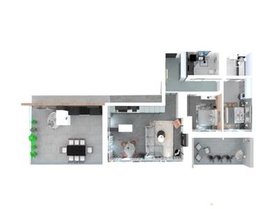 Apartament 3 camere 69 mp,terase 45mp,Grigorescu, Taietura Turcului