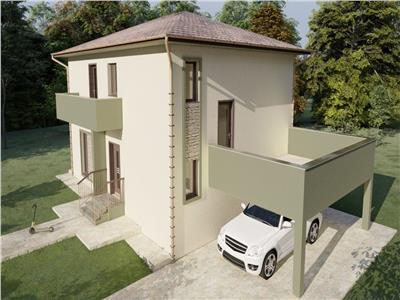 Casa individuala cu garaj exterior
