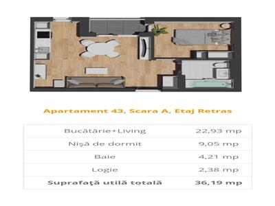 Oportunitate! Apartament 2 camere, bloc nou cu lift! Zona VIVO!