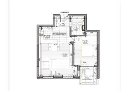 Apartament 2 camere, 57mp,balcon, bloc nou, Scala Frunzisului